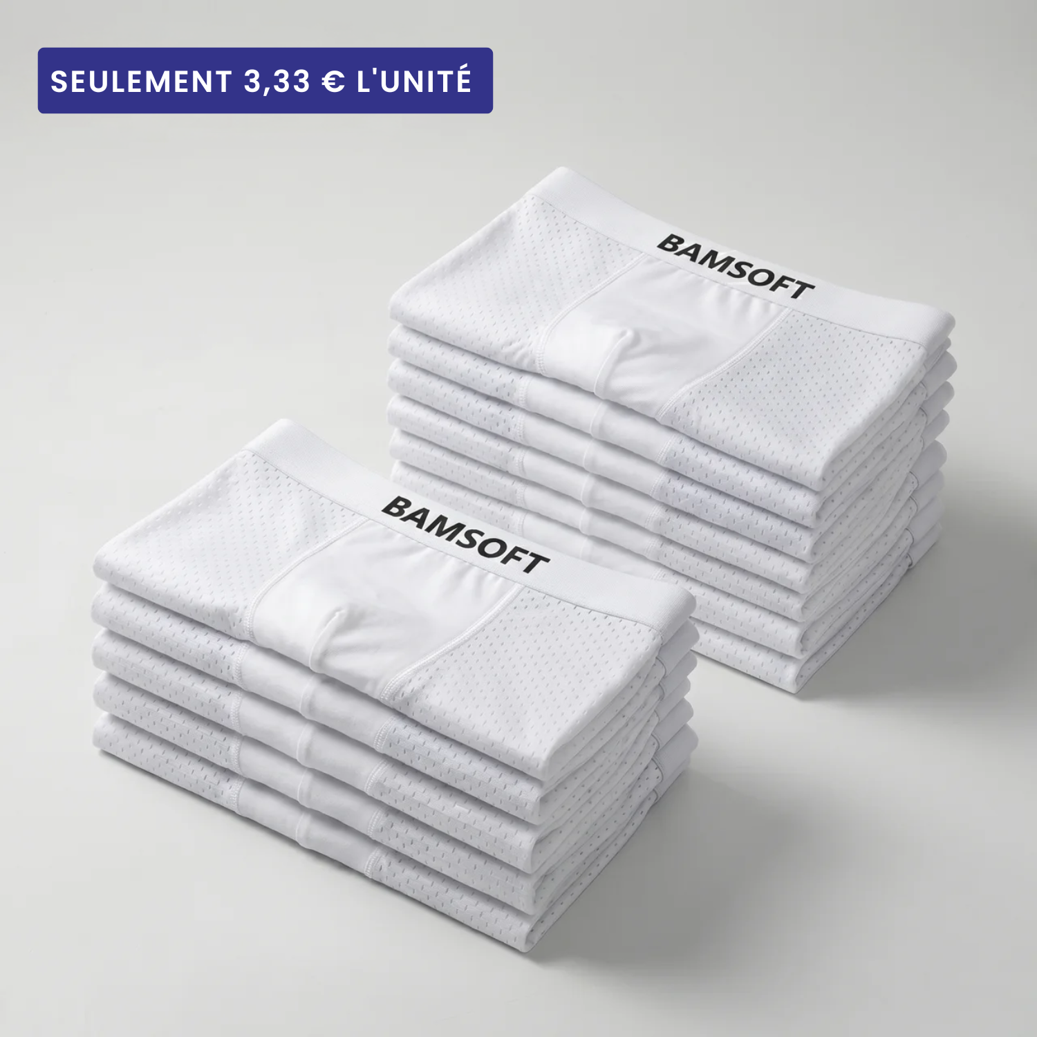 BamSoft | Boxers en bambou respirants (5+7 GRATUITS)
